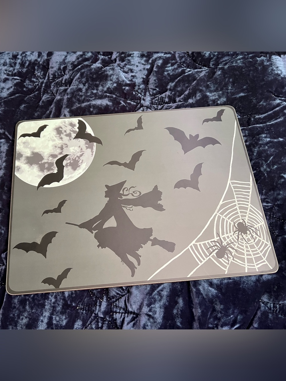 🦇 Williams Sonoma Halloween Witch Moon Placemat